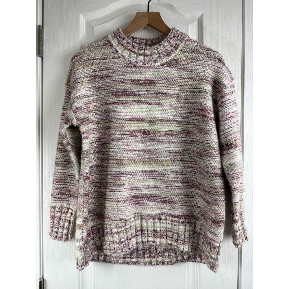 Old Navy Women's Cozy Oversized Space Dye Sweater Multicolor Size XS